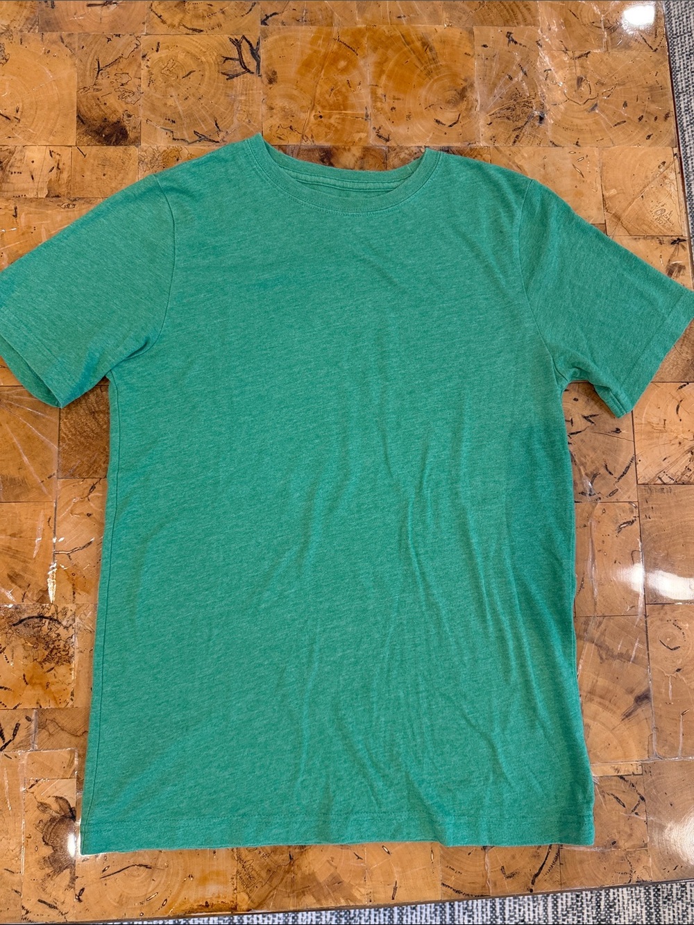 PURE STUFF GREEN SHORT SLEEVE SOFT T-SHIRT BOYS SIZE LARGE 14/16